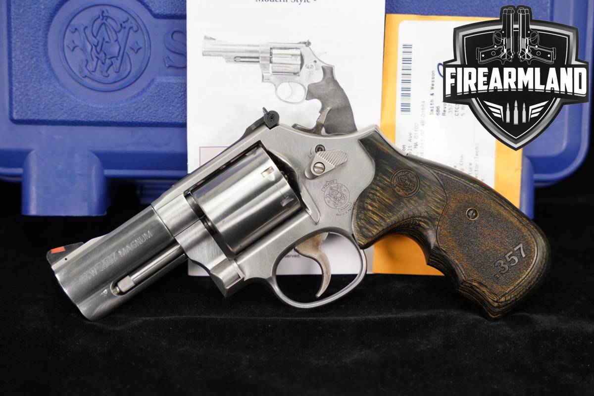 Smith & Wesson Model 686-6 Plus S&W 357 Magnum 3" Satin Stainless DA/SA