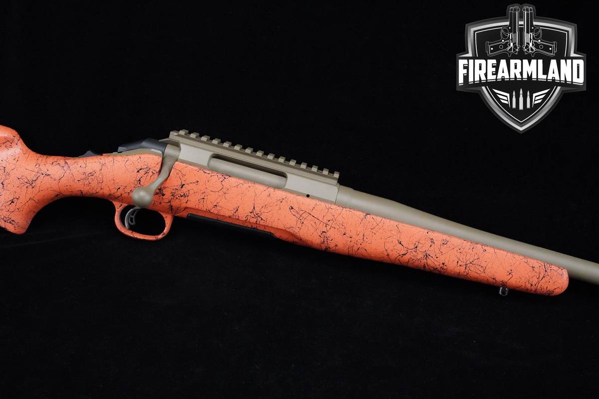 Ruger American Rifle Standard 243 Win 22" Burnt Bronze & Orange Cerakote
