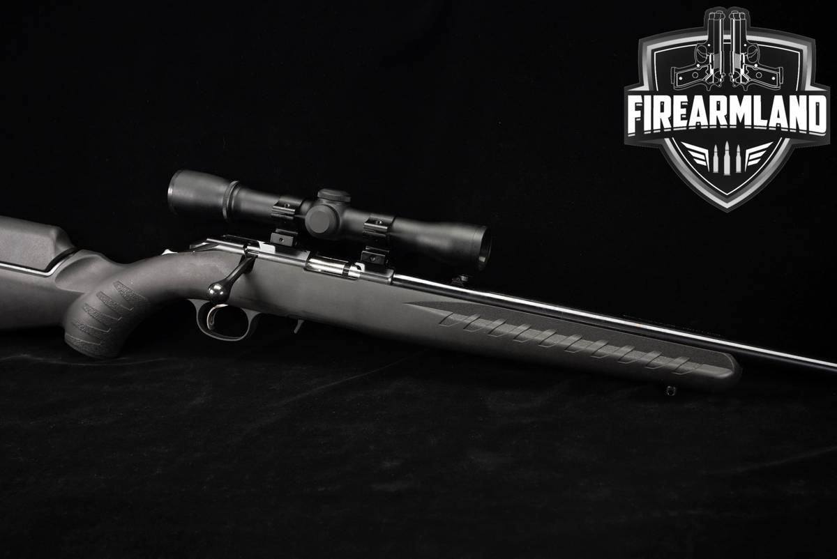 Ruger American Rimfire Standard 22LR 22 Blued & Synthetic +WEAVER SCOPE