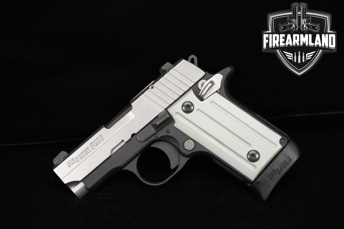 Sig Sauer P238 Two-Tone Compliant 380 ACP 2.7" P 238 Pistol +5 MAGS