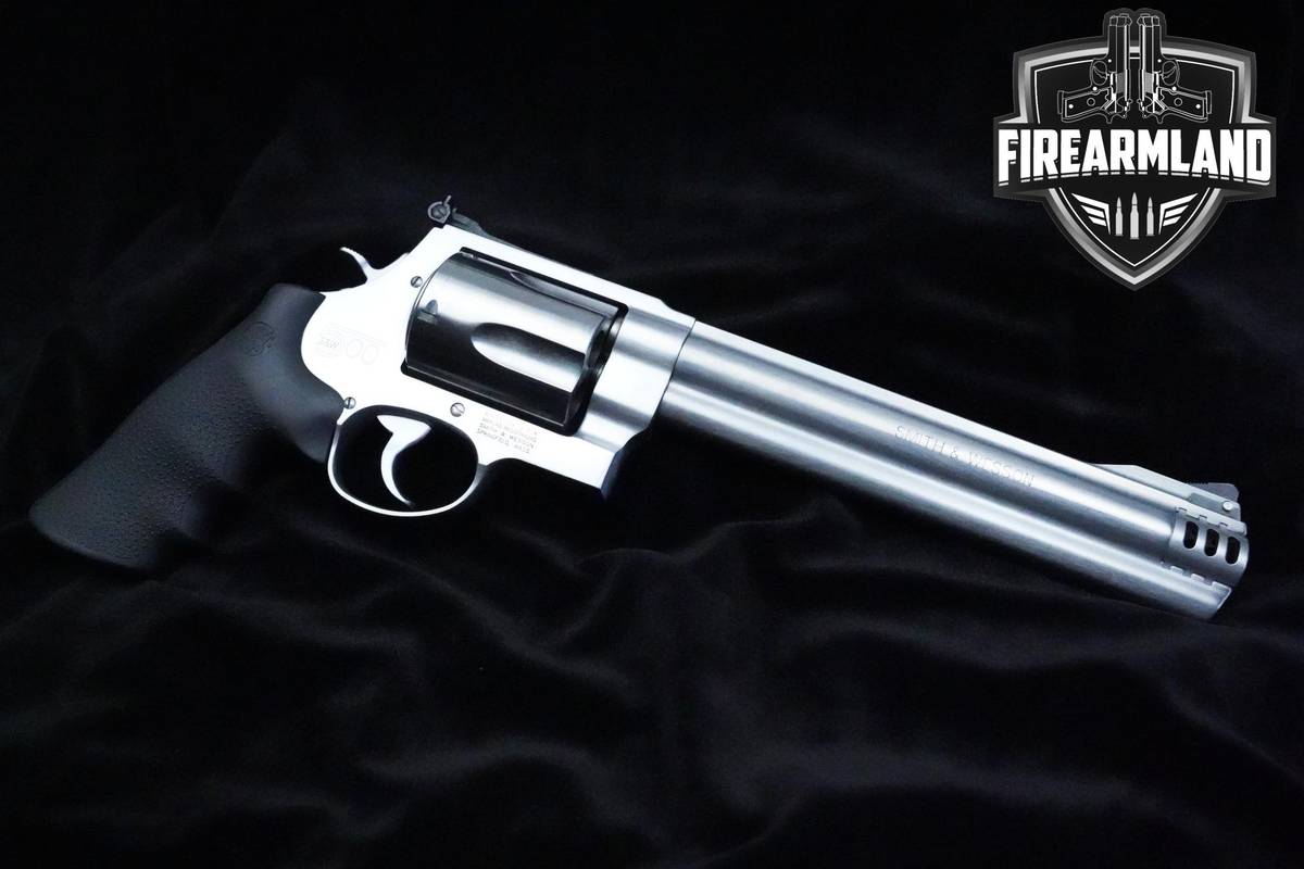 Smith & Wesson (S&W) Model 500 8.38" Stainless Steel 500 S&W Mag +ORIG CASE