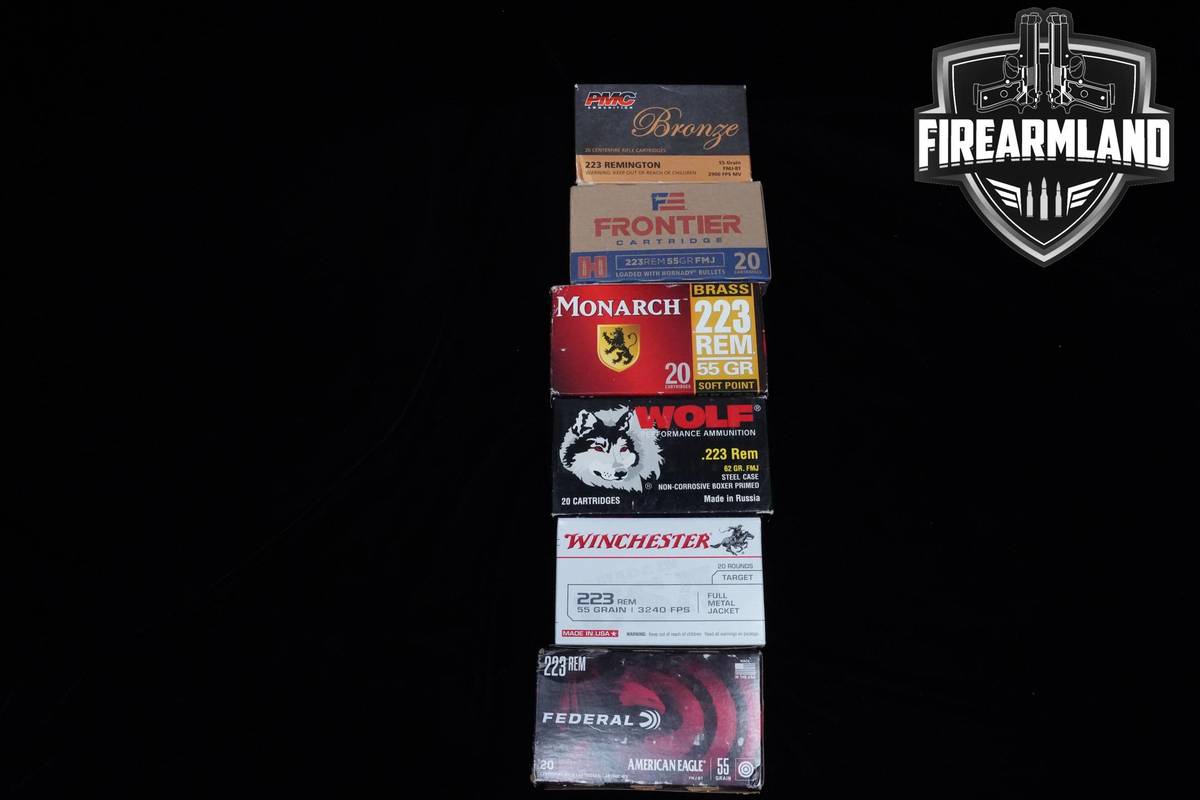223 Rem Ammo 223-Rem 500 ROUNDS AMMO
