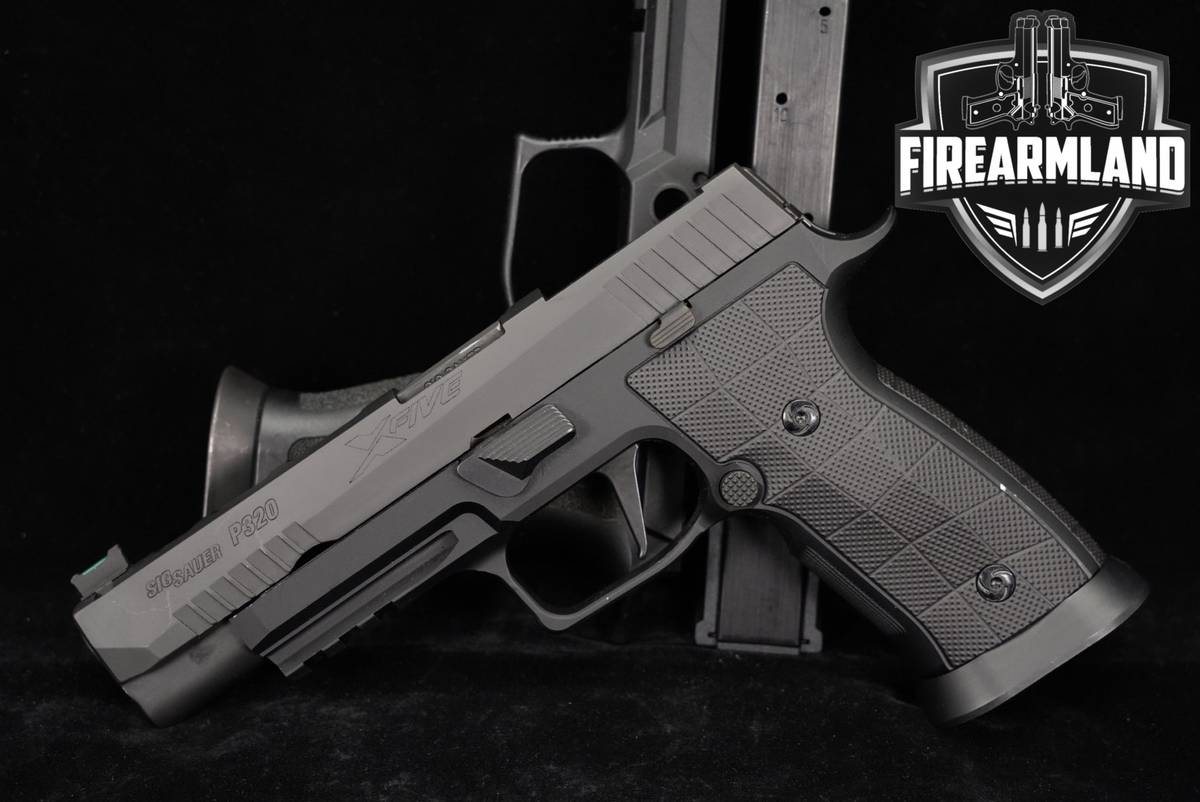 Sig Sauer P320 X-Five 9mm Optics-Ready 5" P-320 +2 MAGS, SPARE GRIP