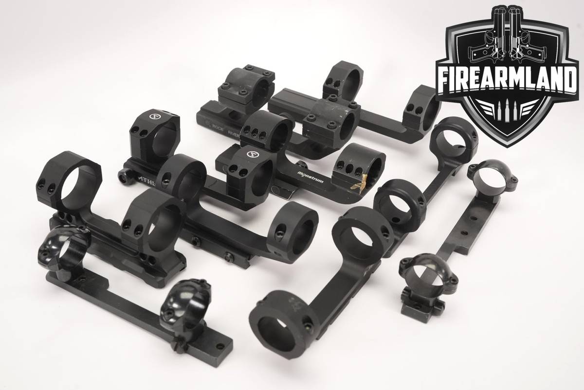 TEN 10 One-Piece Scope Mount Lot Monstrum Athlon Rock River Arms Nikon