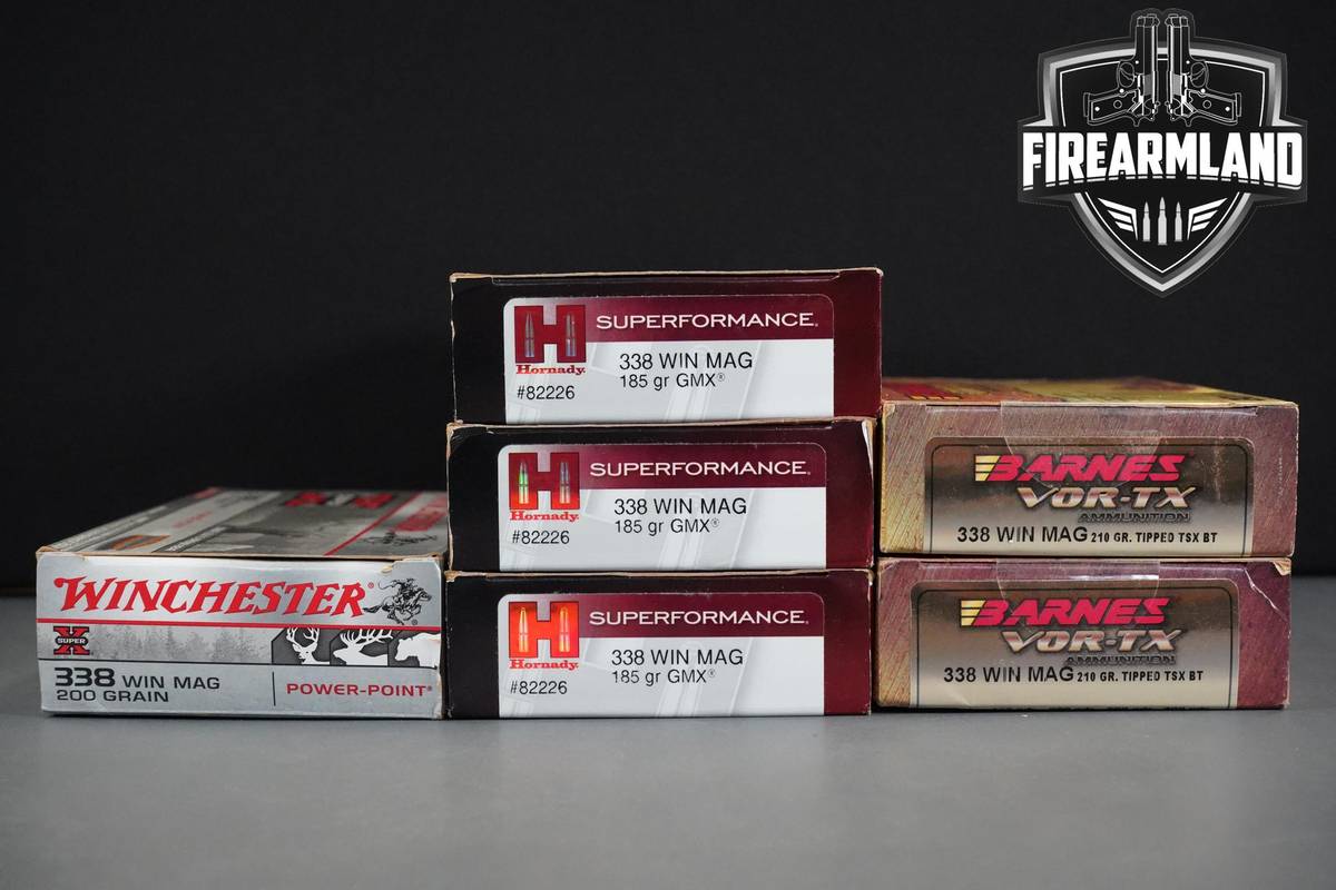 338 Win Mag Ammo 338-Win-Mag Ammunition 120 ROUNDS