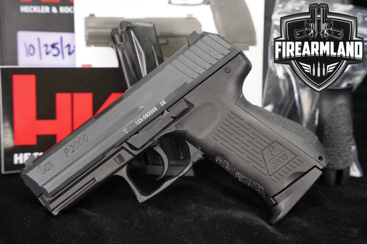 Heckler & Koch P2000 V2 LEM 40 S&W H&K P-2000 3.6" +2 MAGS & ORIG CASE