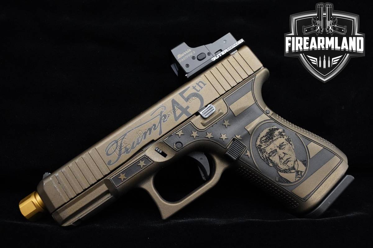 Glock 19 Gen5 Trump Edition 9mm 4.6" Glock-19 G19 Gen-5 +ORIG CASE & OPTIC