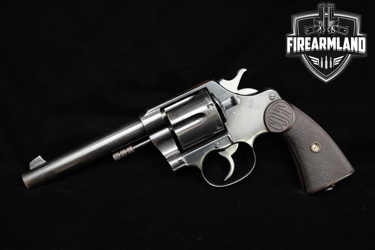 1914 Colt New Service 38-40 Win 5.5" Blued Colt DA/SA WW1