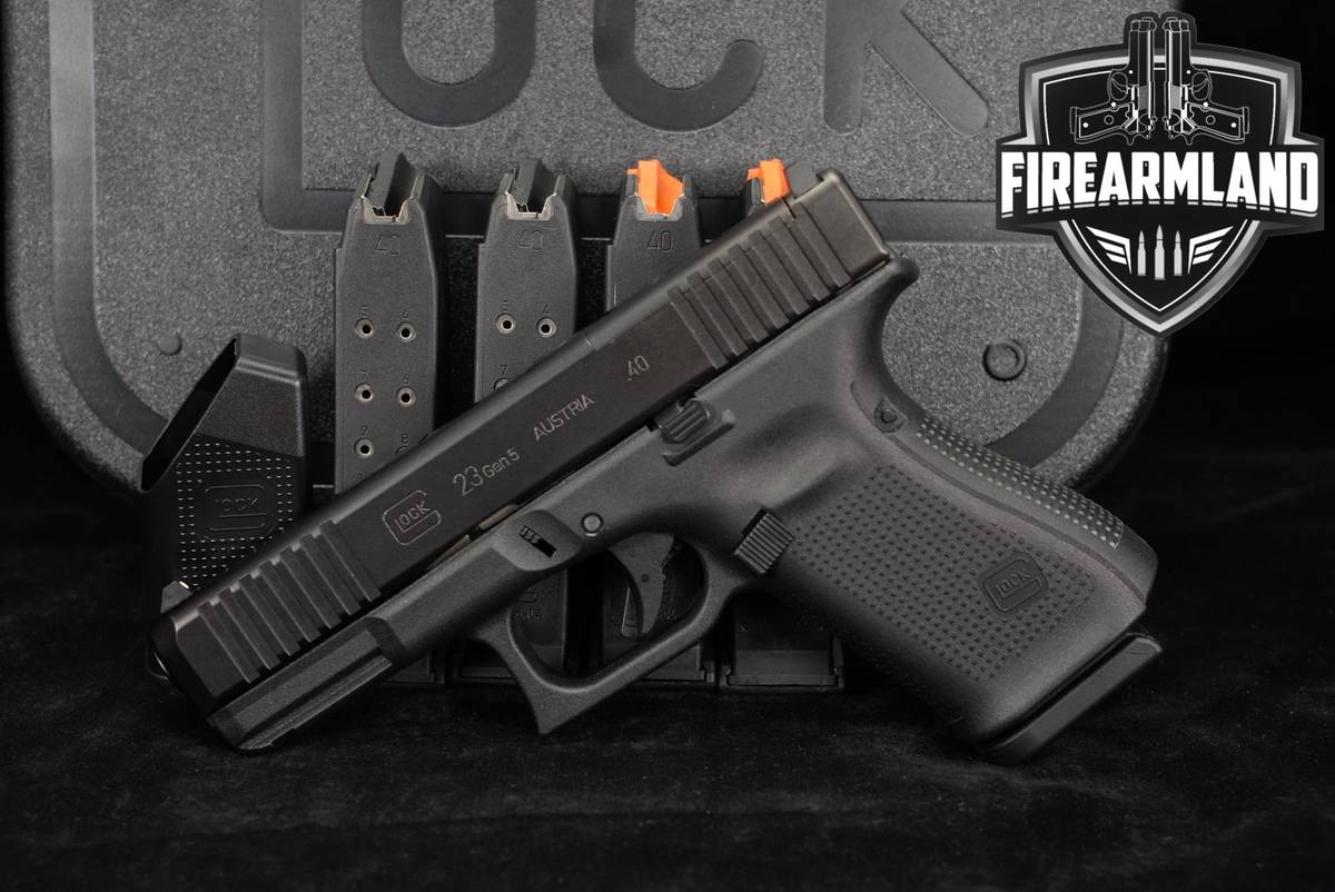 Glock 23 Gen5 MOS G23 Gen 5 40 S&W 4.02" +FIVE MAGS & ORIG CASE