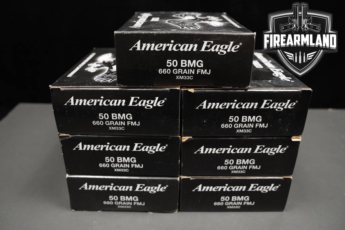 50 BMG Ammo 50-BMG Ammunition 70 ROUNDS