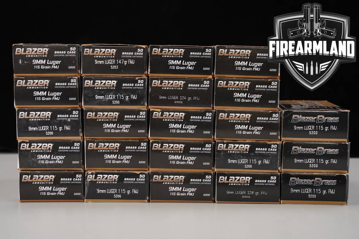 1150 RDS! 9mm Ammo 9-mm