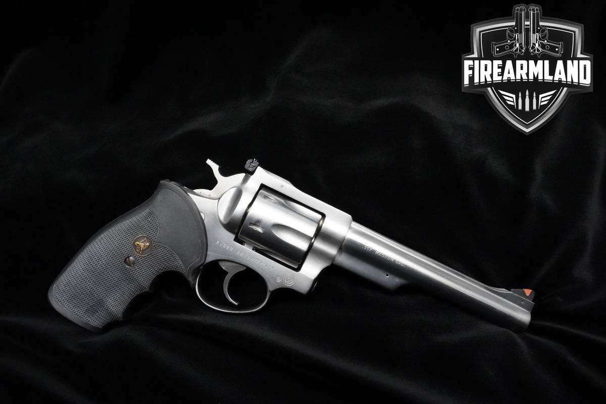 1985 Ruger Security-Six 357 Magnum 6" Brushed Stainless Ruger-Security-Six