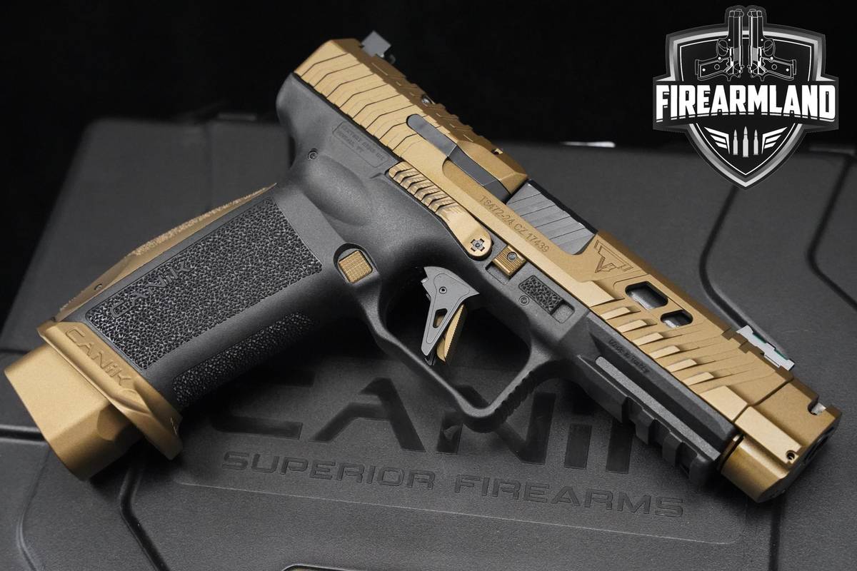 Canik TTI Combat 9mm 4.6" TTI Bronze Canik TTI-Combat +2 MAGS & OG CASE