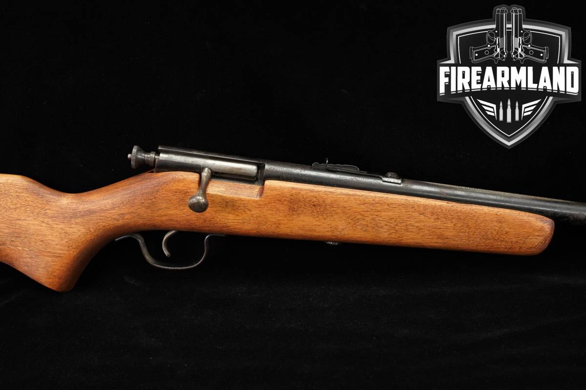 WWII Stevens Springfield Model 15 22LR 22" Blued & Hardwood M15