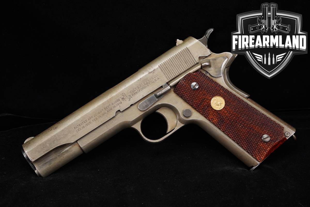 WWI 1918 Colt M1911 U.S Army 45 ACP 1911 5" Blued USGI