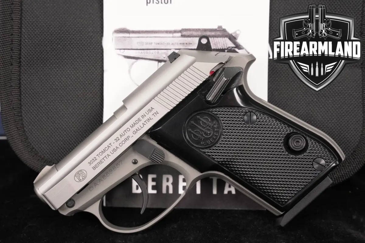Beretta 3032 Tomcat Inox 32 ACP 2.4" +4 MAGS & ORIG CASE