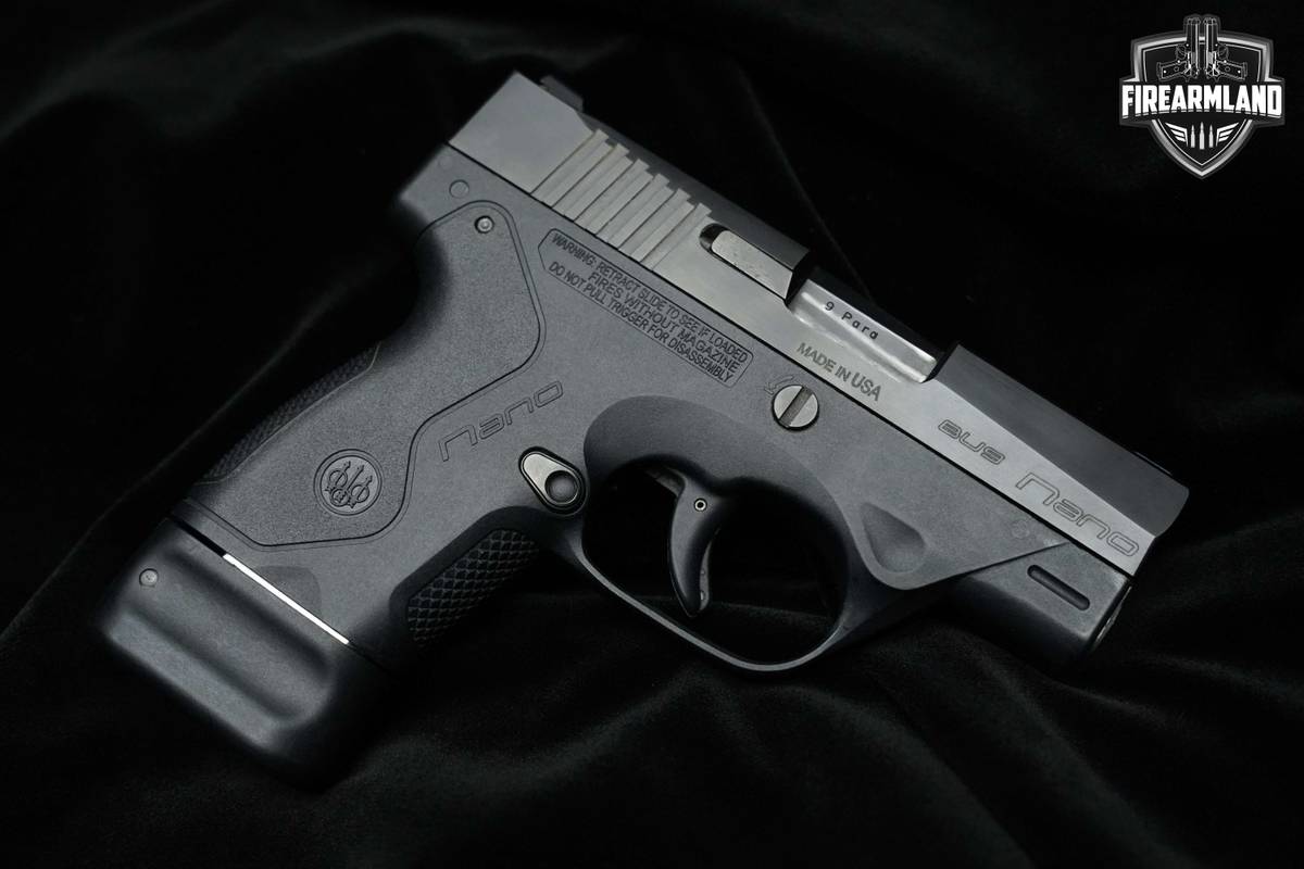 ORIG CASE Beretta BU9 Nano 9mm Pistol Beretta Nano BU9 3-MAGS 3-HOLSTERS