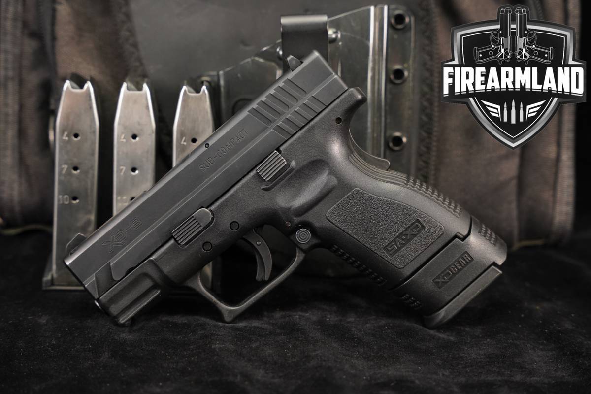 Springfield Armory XD-9 Sub-Compact 9mm 3" XD9 +4 MAGS, ORIG CASE & HOLSTER