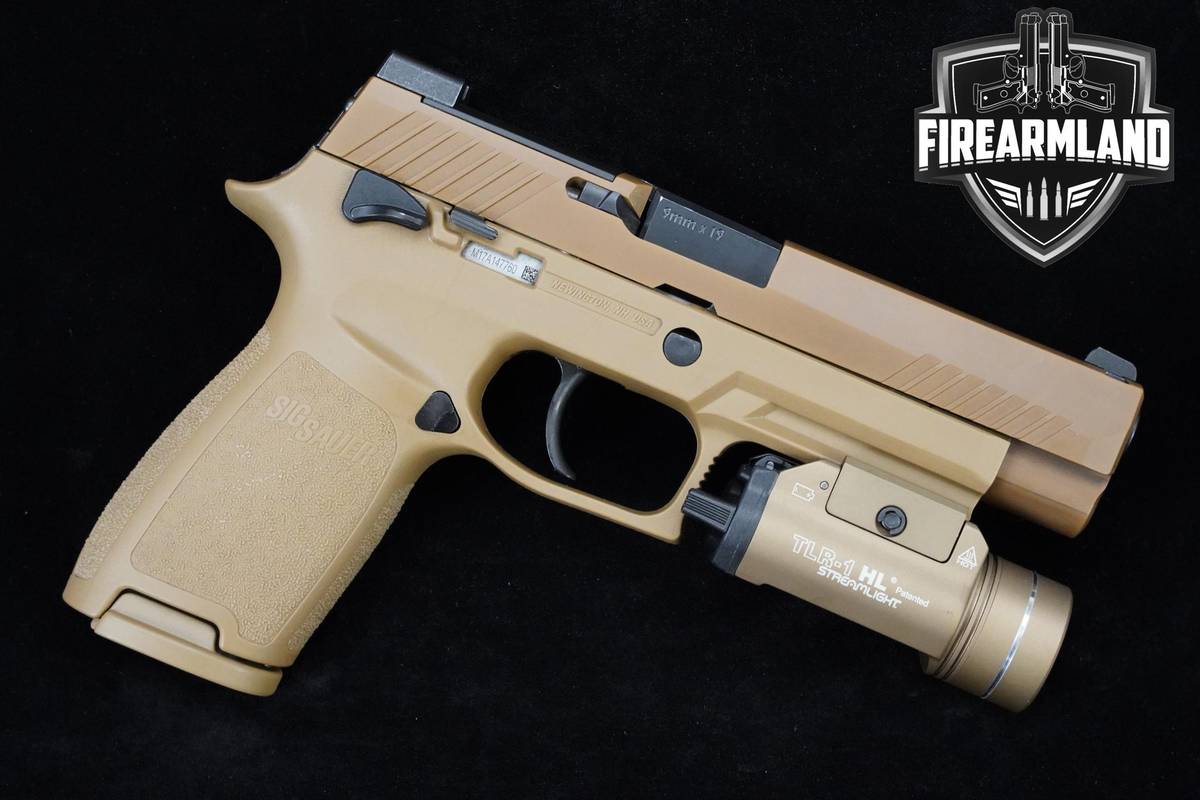 Sig Sauer P320 M17 9mm Sig-Sauer-P320 P-320 M-17 +CASE & STREAMLIGHT