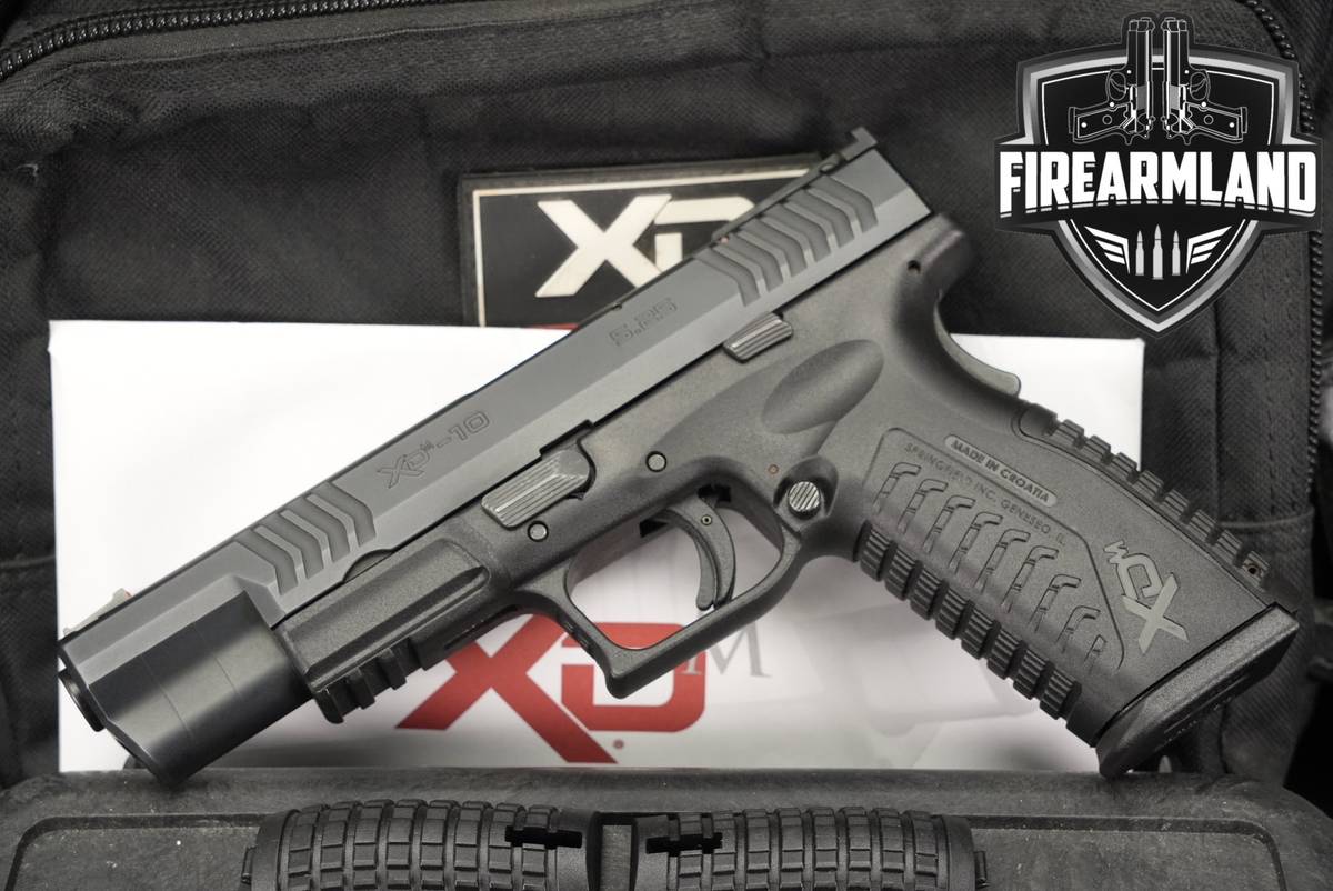 Springfield Armory XD-M 10mm 5.25 XDM10 XDM +6 MAGS, ORIG CASE & HOLSTER