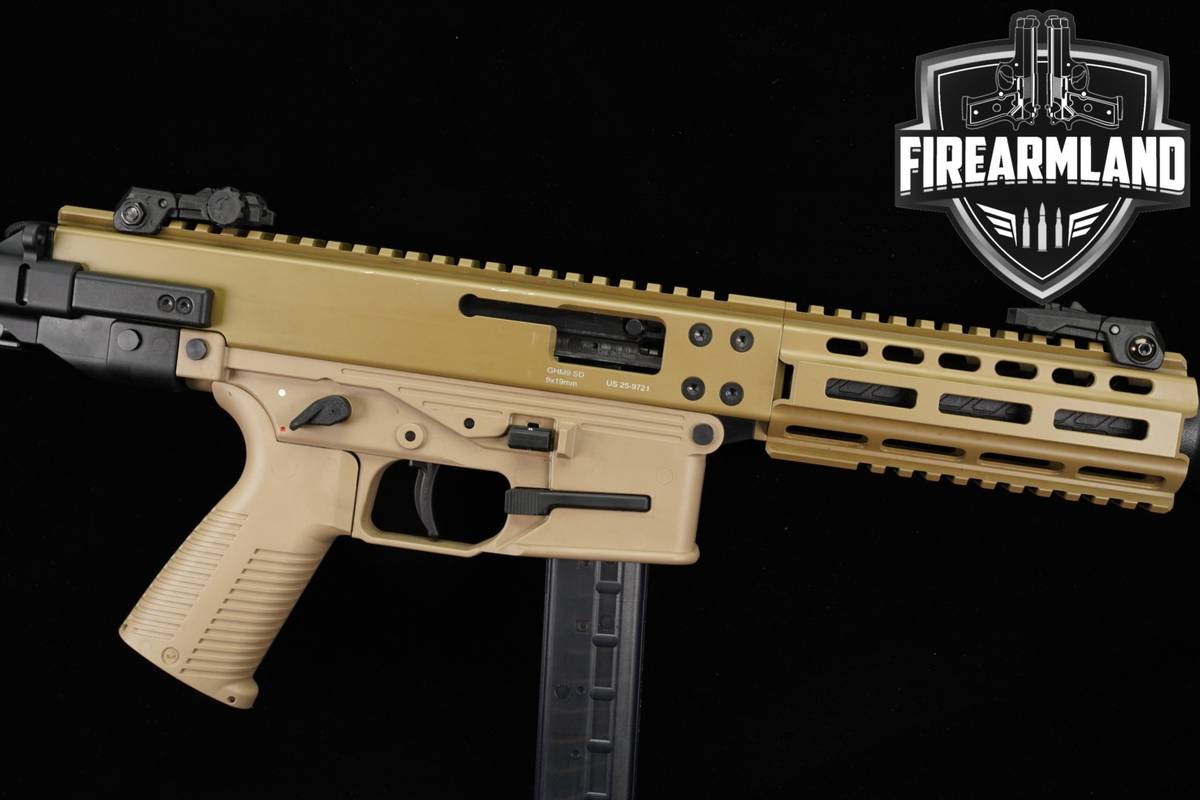 Brugger & Thomet GHM9 SD 9mm B&T 4.33" FDE GHM-9 RBS SUPPRESSOR