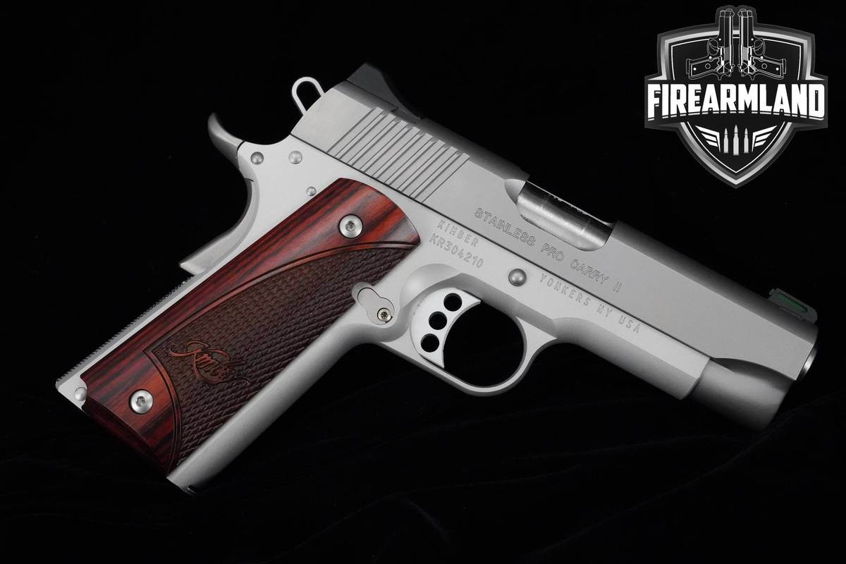 Kimber Stainless Pro Carry II 45 ACP 1911 4" Kimber 1911A1 +ORIG CASE