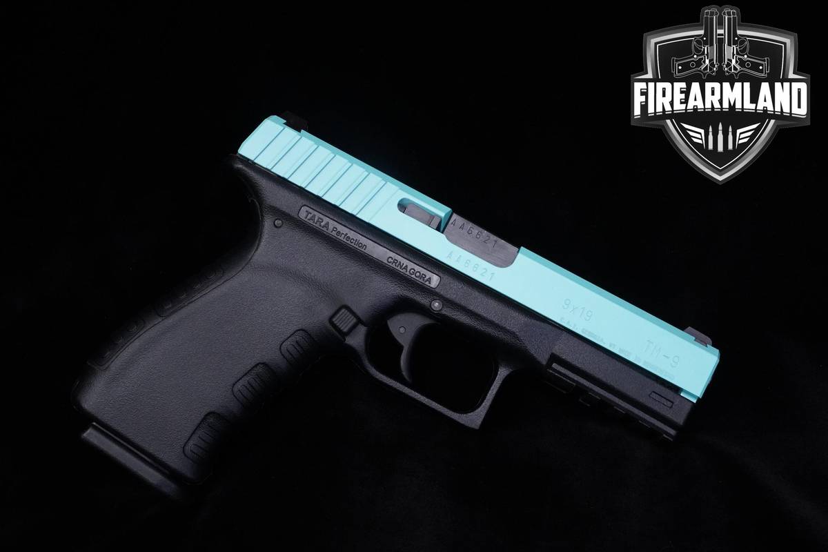 TARA TM-9 9mm 4.4" CERAKOTE TARA TM9 +2 MAGS & ORIG CASE