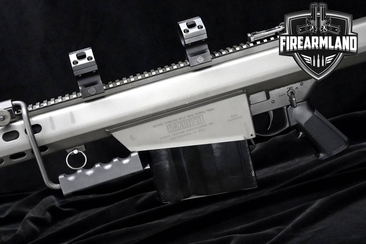 Barrett Model 82A1 50 BMG 29" Barrett 82A1 M82A1 M82-A1 SCOPE RINGS + CASE