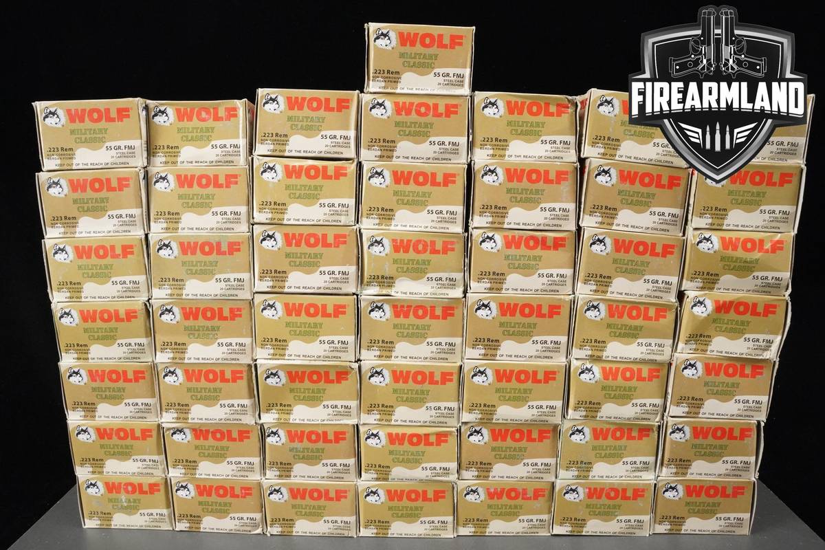223 Rem Ammo 223-Rem Ammunition 1000 ROUNDS