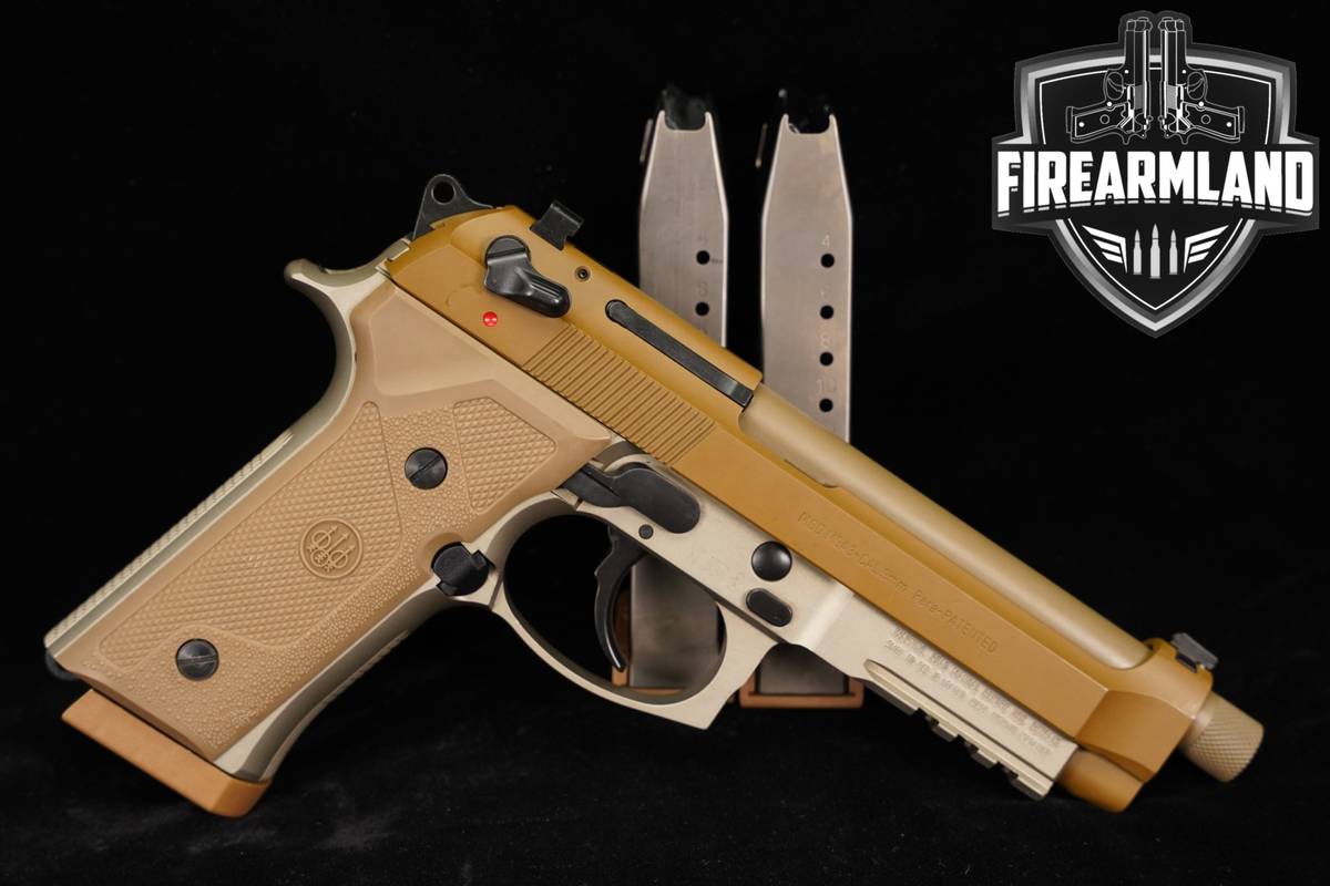 P Beretta M9A3 9mm 5.1 FDE M9 A3 THREADED +3 MAGS