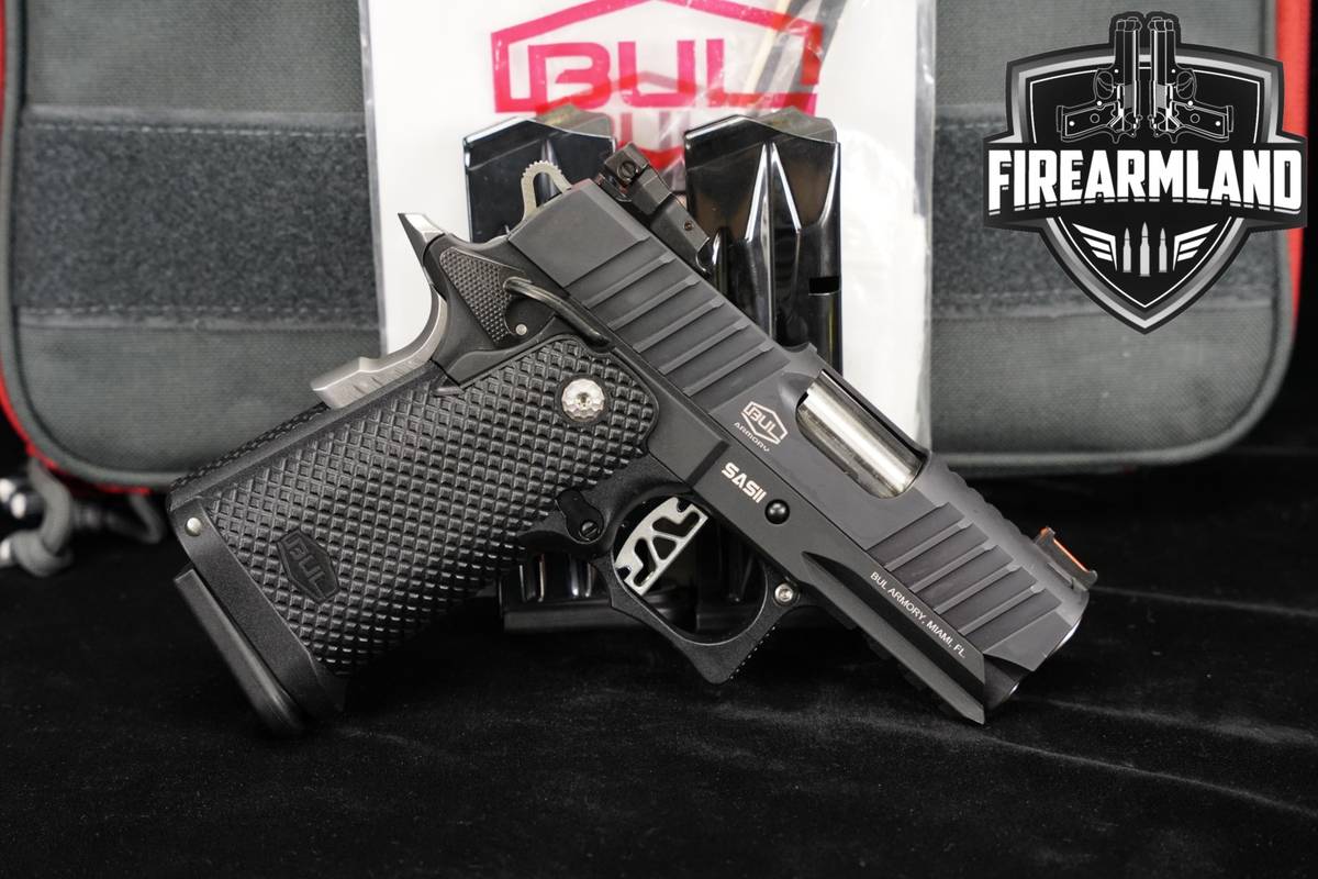 BUL Armory SAS II Ultralight 9mm Optics-Ready 1911 2011 +3 MAGS & ORIG CASE