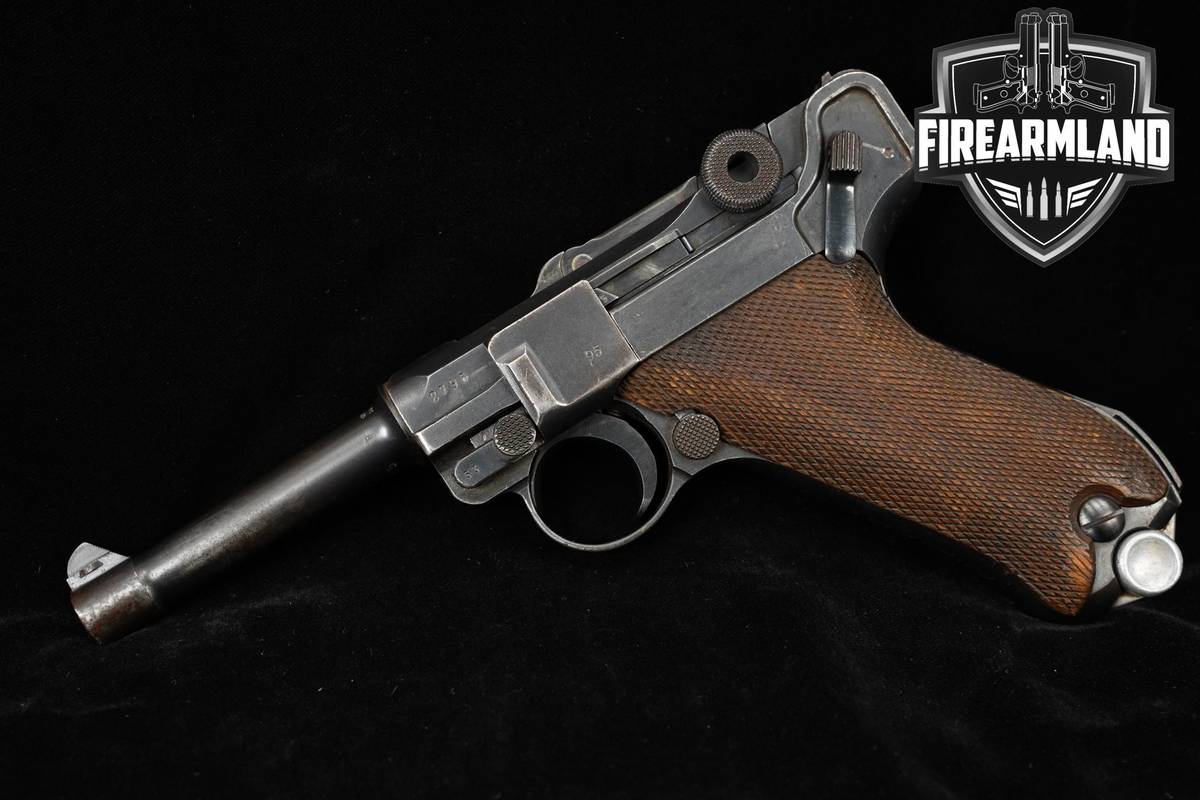 1917 DWM Pistole 08 Luger 9mm 4" Rust Blued +2 MAGS