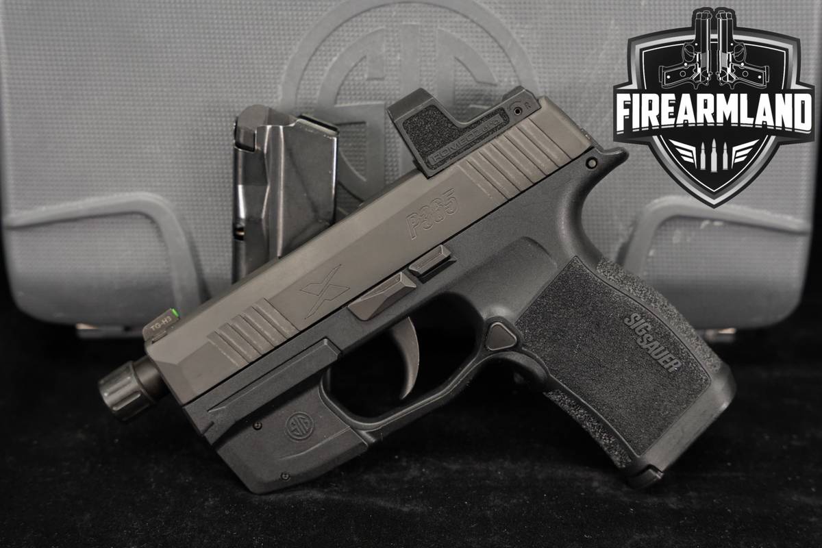Sig Sauer P365X 9mm 3.7" P-365 X P365 THREADED +2 MAGS & ROMEOZero OPTICS