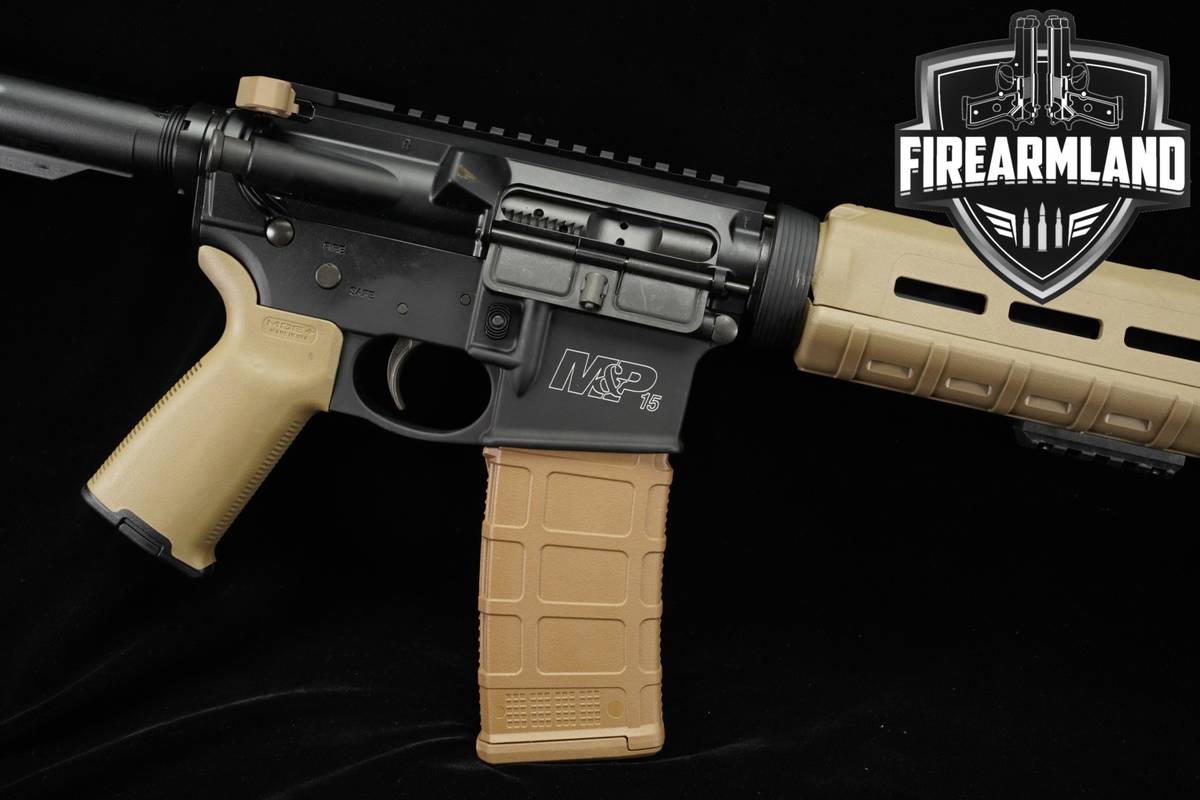 Smith & Wesson M&P15 Magpul MOE 5.56 NATO S&W AR-15 AR15 16" FDE M&P