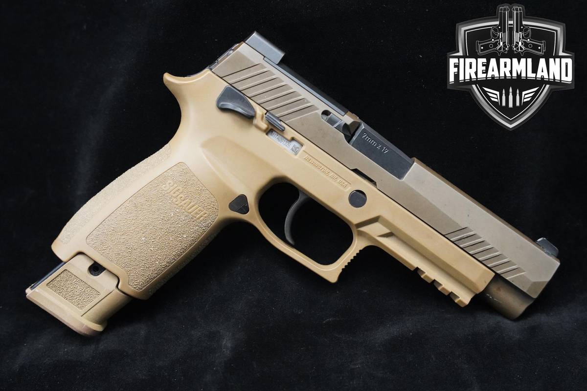 Sig Sauer P320 M17 9mm 4.7" Coyote Tan Sig-Sauer P320 P-320 M-17 +ORIG CASE