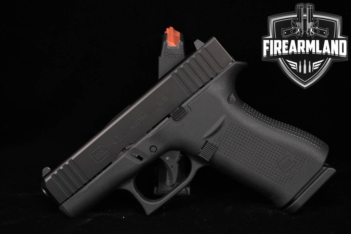 Glock 43X G43X 9mm 3.41" +2 MAGS