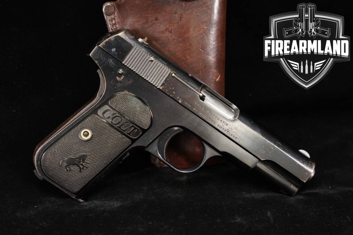 1916 Colt Model 1903 Pocket Hammerless Type III 32 ACP M1903 +HOLSTER