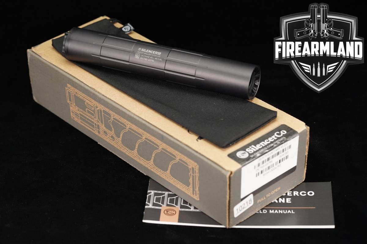SilencerCo Octane 45 Suppressor Octane45 +ORIG BOX