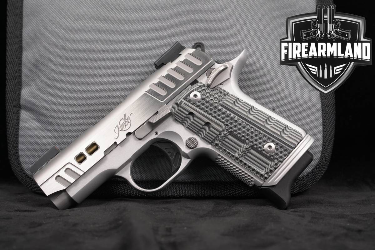 Kimber Micro 9 Rapide Dawn 9mm 1911 3" Silver KimPro II +ORIG CASE