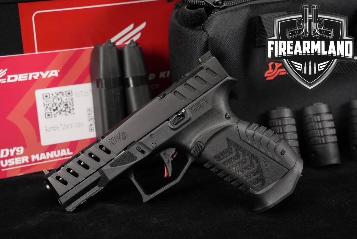 Derya Arms DY9 Island Optics-Ready 9mm 4" +3 MAGS & ORIG CASE