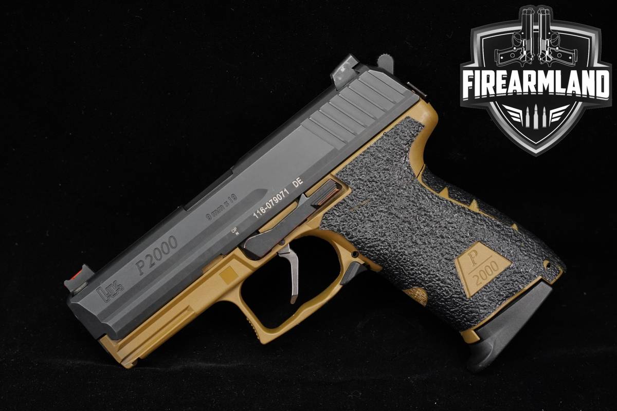 Heckler & Koch P2000 V3 9mm H&K Two-Tone Black & Tan P 2000 DA/SA