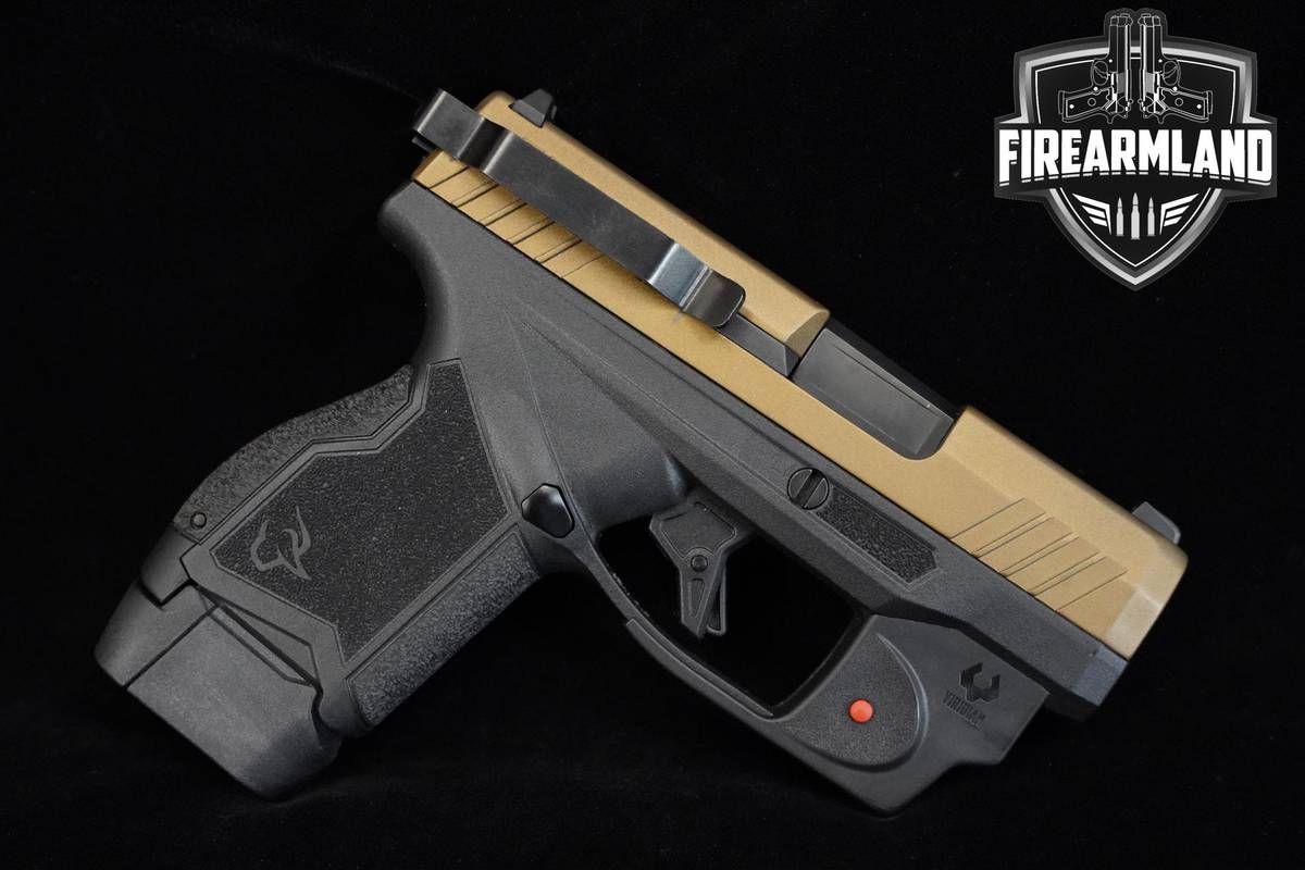 Taurus GX4 w/ Viridian Laser 9mm Bronze Taurus +3 MAGS, ORIG CASE & HOLSTER