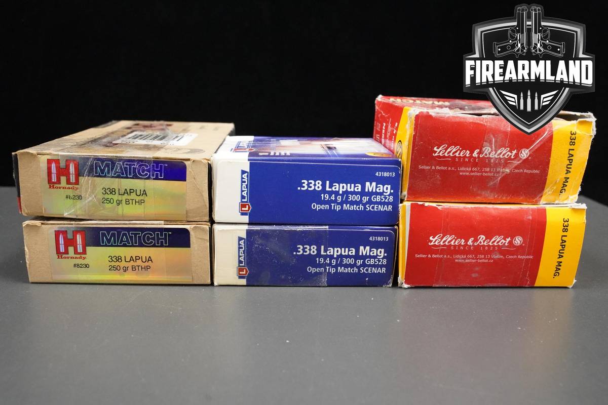 338 Lapua Ammo 338-Lapua Ammunition 80 ROUNDS
