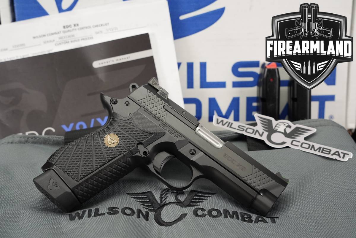 Wilson Combat EDC X9 9mm 4" WC EDCX9 +3 MAGS & ORIG BOX