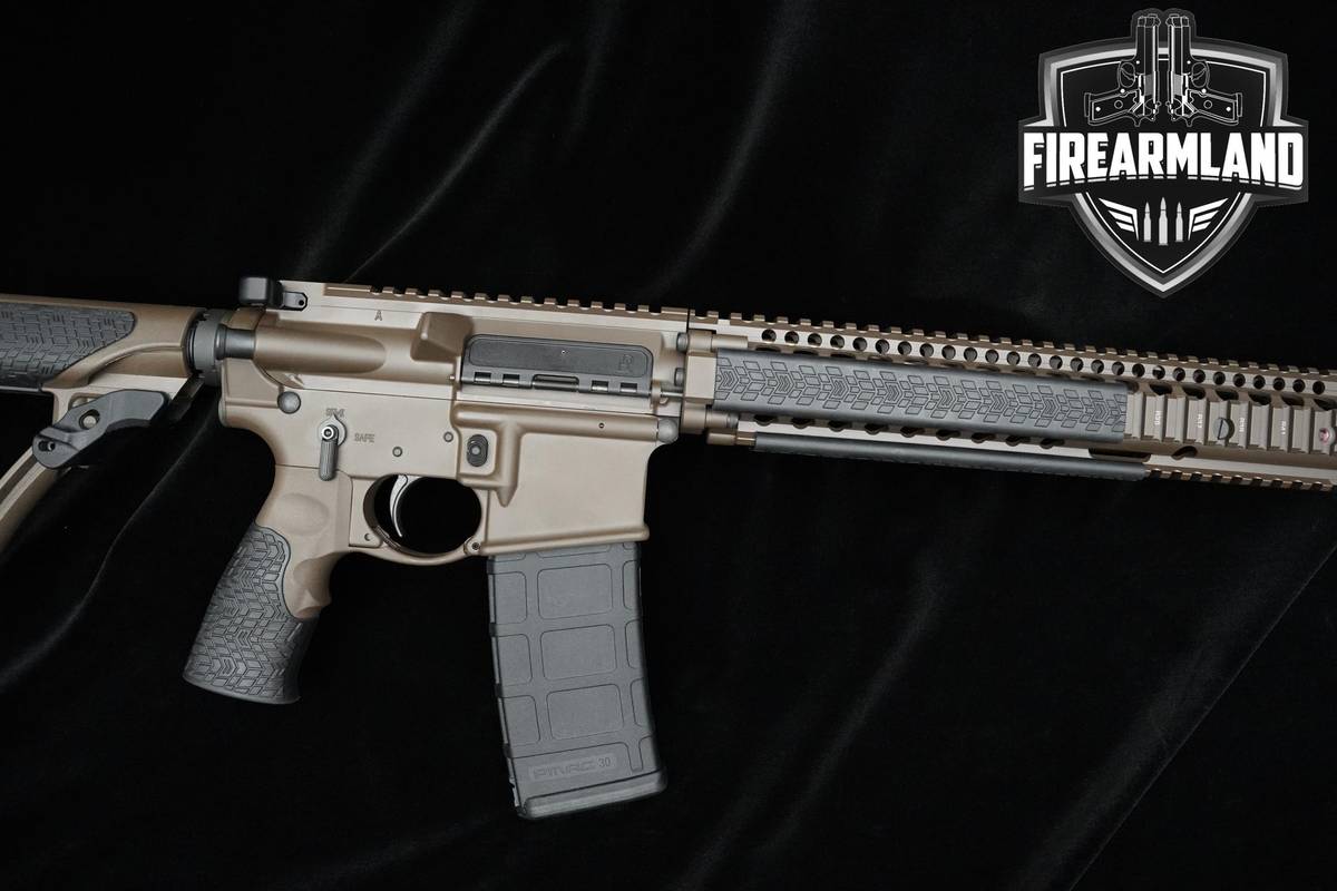 Daniel Defense M4A1 MilSpec+ 5.56 NATO 17" FDE Cerakote Daniel M4A1 Defense