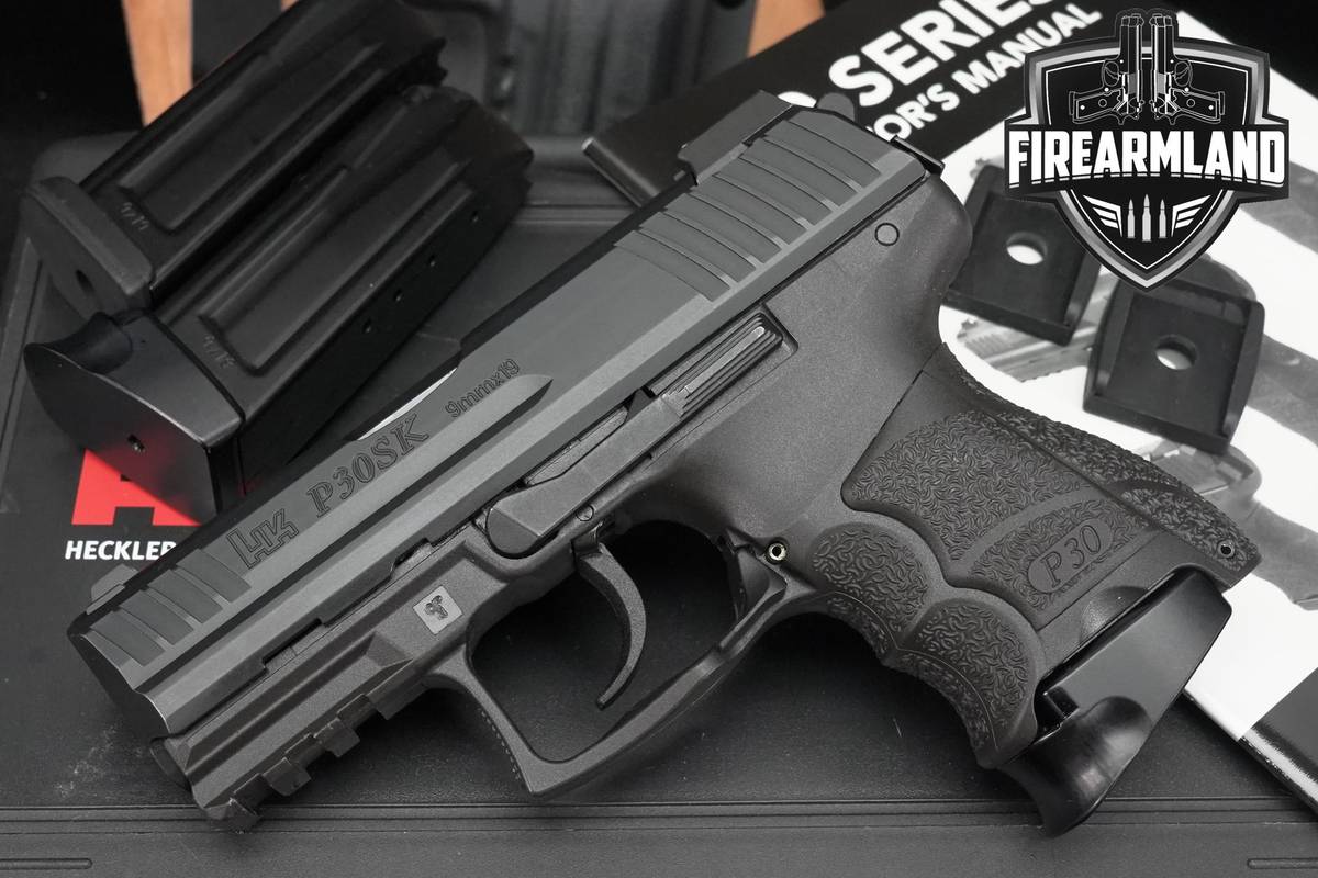Heckler & Koch HK P30SK 9mm 3.27" P-30 +3 MAGS, ORIG CASE & HOLSTER