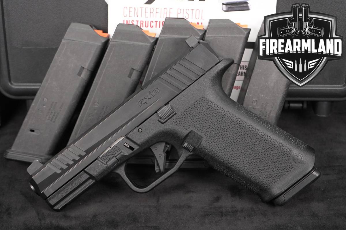 Ruger RXM 9mm Optics-Ready 4" +7 MAGS, ORIG CASE, GRIP MODULE