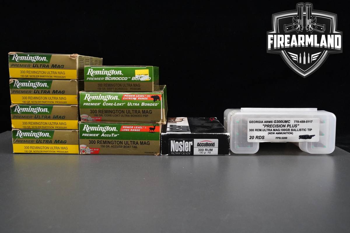 300 RUM Ammo 300-RUM Ammunition 180 ROUNDS