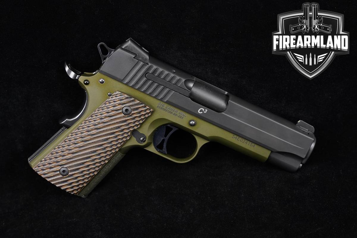 Sig Sauer 1911 C3 TALO Exclusive Army Green Frame 45 ACP 4.2" +ORIG CASE