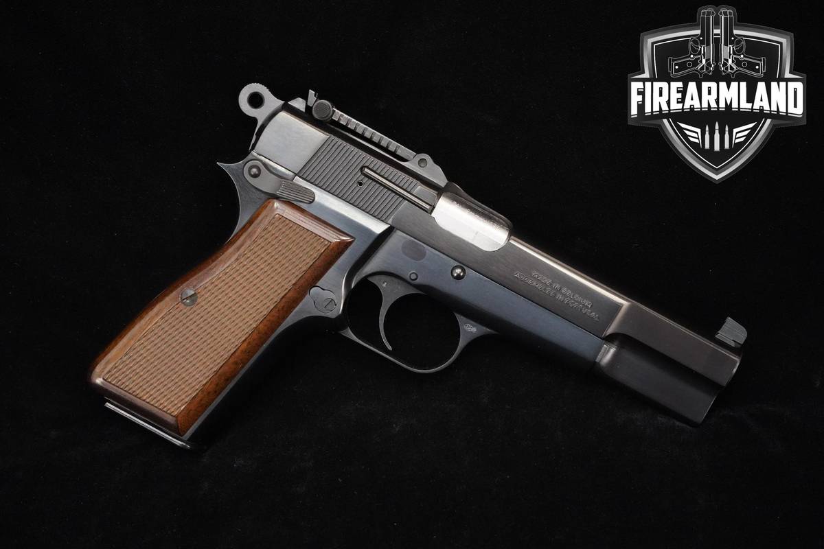 1994 Browning Hi-Power Capitan 9mm 4.62" Blued +2 MAGS & ORIG CASE